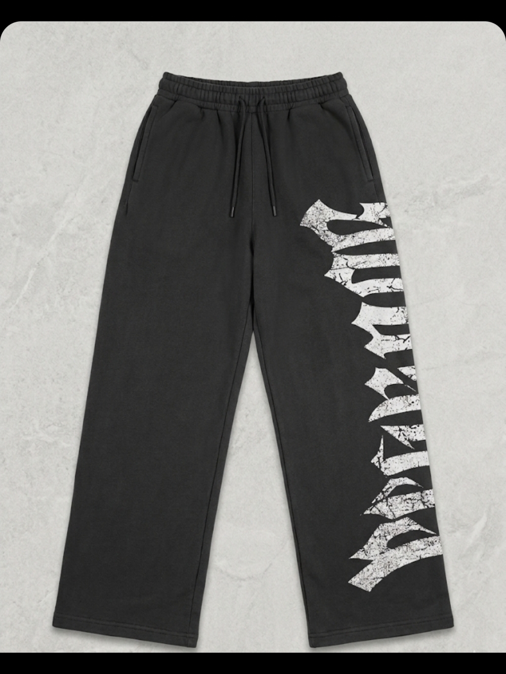 (SOLD)YoungLA 2016 Revenge Arc Baggy Sweatpants Black SZ- M